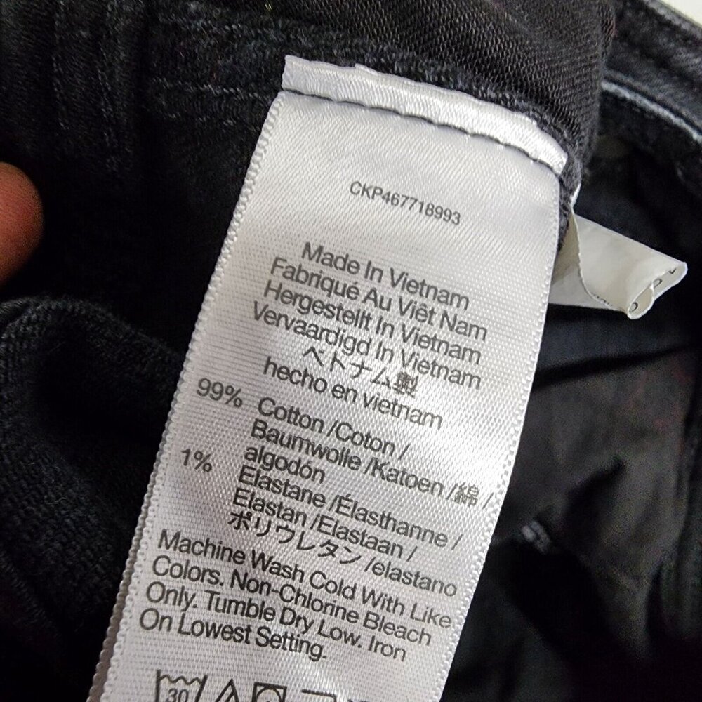 Madewell The Perfect Vintage Jean Faded Black Jeans Womens 28 - Picture 7 of 9